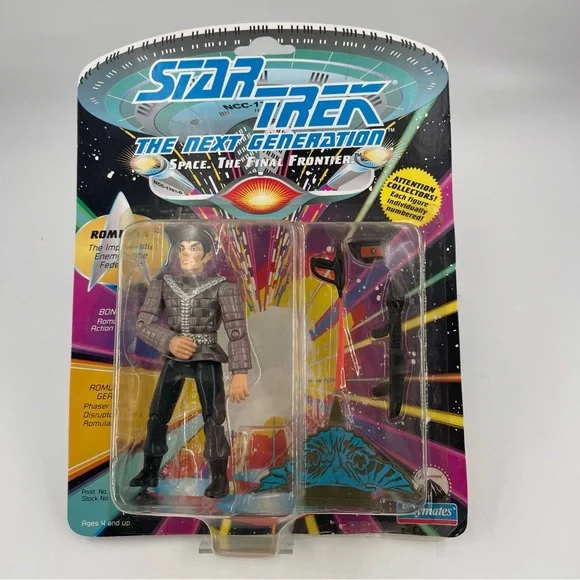 Vtg. 92 Star Trek - Romulan - The Next Generation Action Figures SEALED