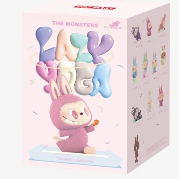FREE W POP MART PURCHASE 🔥SHOW SPECIAL 🔥Authentic The Monsters Lazy Yoga Figure