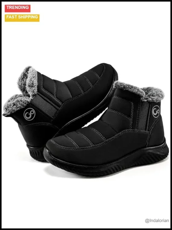 Womens Snow Boots Winter Shoes Fur Lined Waterproof Non-Slip Booties