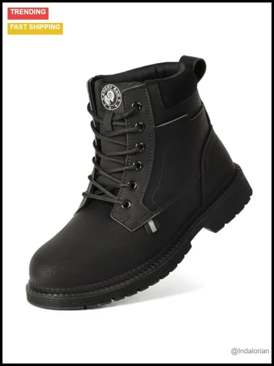 Steel Toe Work Boots Waterproof Slip Resistant ASTM Safety Shoes Anti-puncture