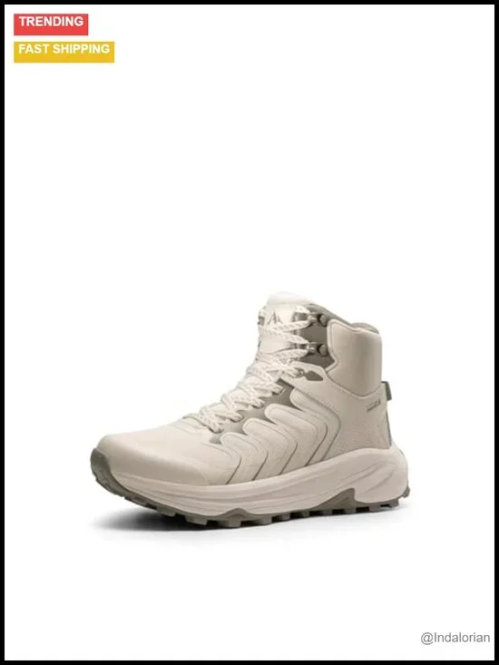 Women's Waterproof Hiking Boots with Arch Support Cushioned Insole