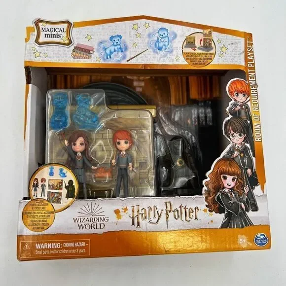 New Harry Potter Magical Minis Hermione & Ron Room Of Requirement Playset