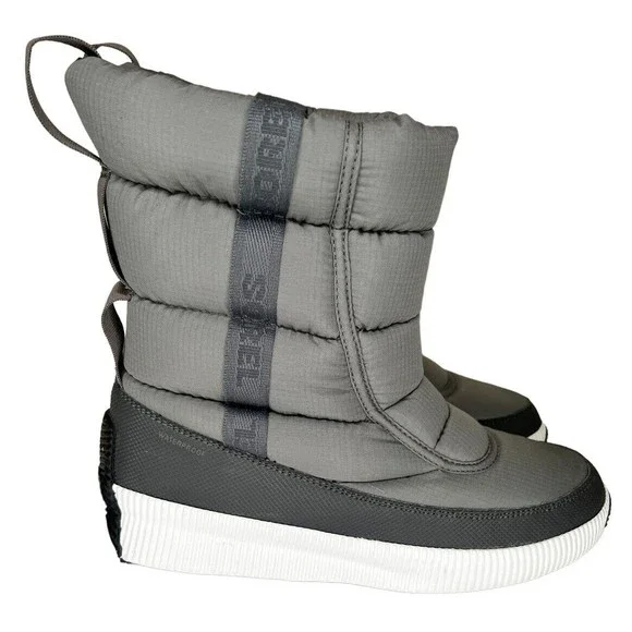 Sorel Womens Out‎ 'N About Puffy Mid Boots Quarry Women’s Size 10.5