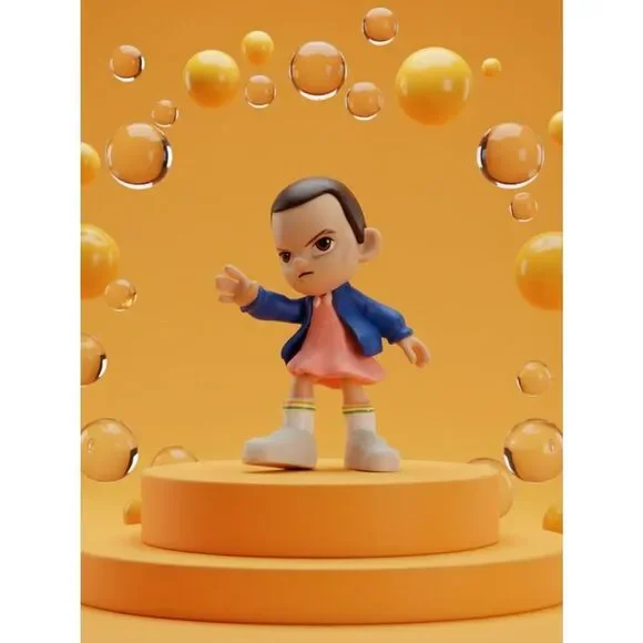 EUC Stranger Things Minix Capsule ELEVEN Figurine Collectible Netflix Series