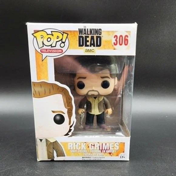 Funko Pop Rick Grimes‎ Brown Walking Dead 306 Vinyl Figure AMC Edition 6