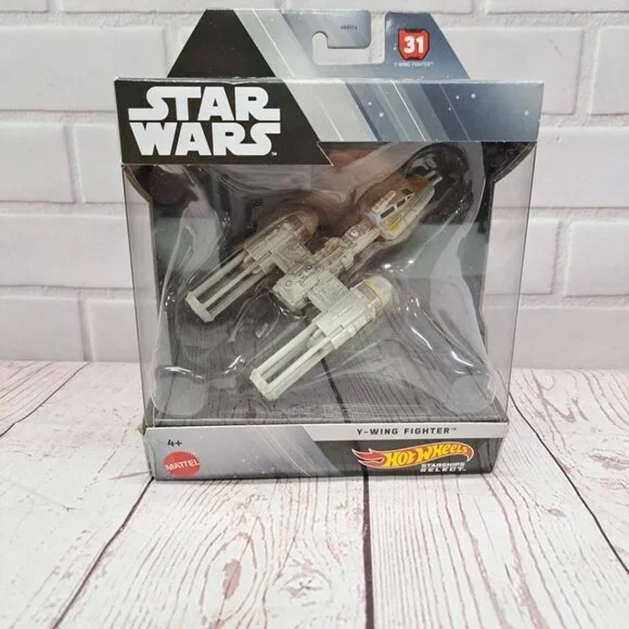 Hot‎ Wheels Starships Select Star Wars Y-WING FIGHTER #31 Sealed Box