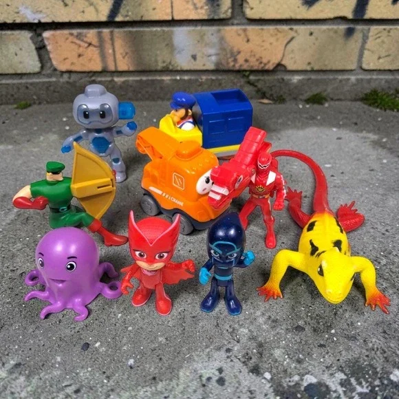 PJ Masks Owlette Night Ninja Power‎ Rangers Red Green Arrow Botley Toyb