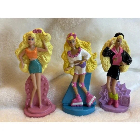 Vintage 1992 McDonald’s Barbie Toys Lot Of 3