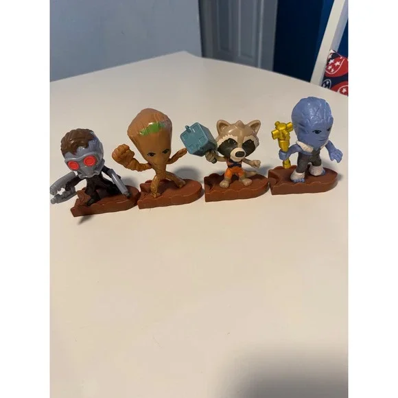 Marvel Guardians of the Galaxy Vol 2 McDonalds Happy Meal Toy Set‎ of 4 Figures