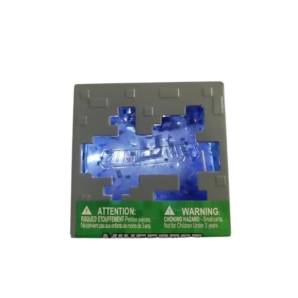 Just Toys Intl Minecraft Jelly Cubes Toy Kids Gray Purple New Squishy Fidget‎