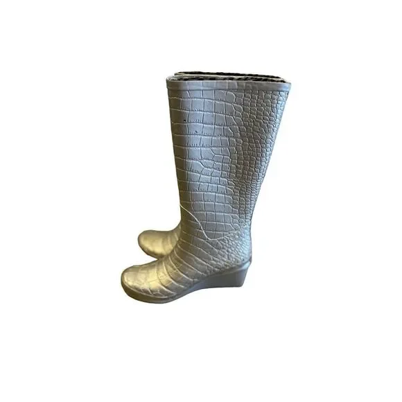 KHOMBU ANIMAL PRINT RUBBER RAIN BOOT