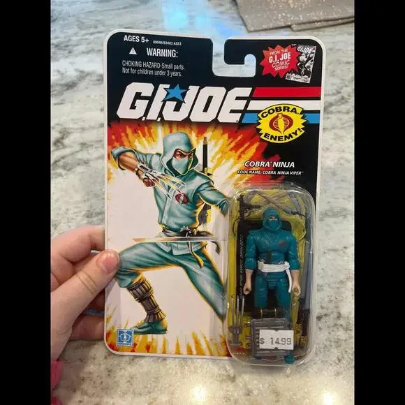 HASBRO G.I. JOE 25th Anniversary Cobra Ninja Viper Action Figure NEW MOC‎