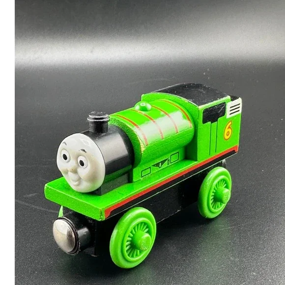 Learning Curve Percy Thomas Wooden Railway Train 2002‎ RARE YEAR #6 Vtg Engine