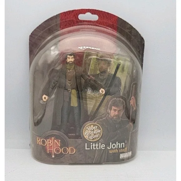 BBC Robin Hood Little John W Staff‎ Action Figure NEW