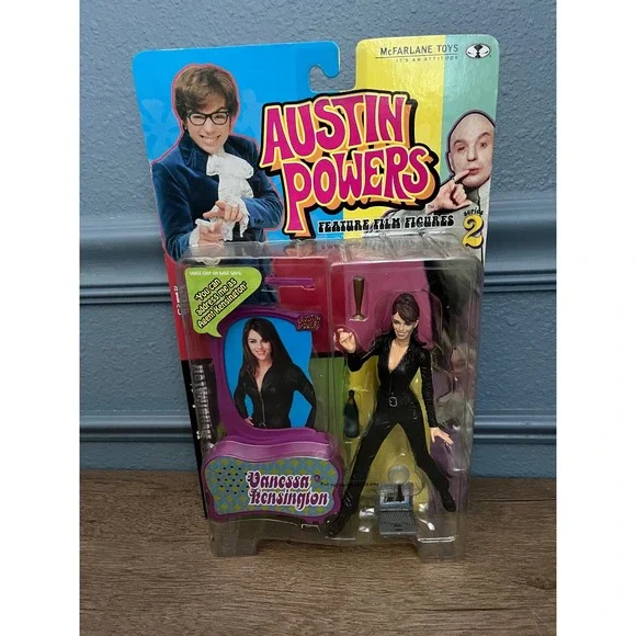 Austin Powers Vanessa Kensington Action Figure‎ McFarlane Toys with Voice Chip