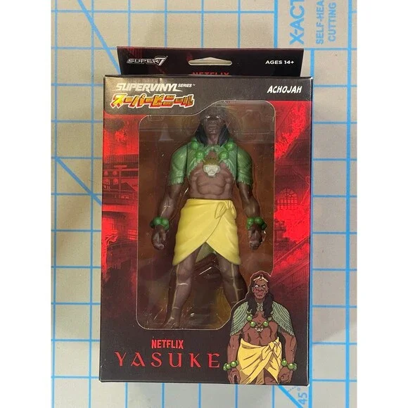 Super7 Supervinyl Achojah Vinyl Figure Netflix Yasuke Anime Super 7