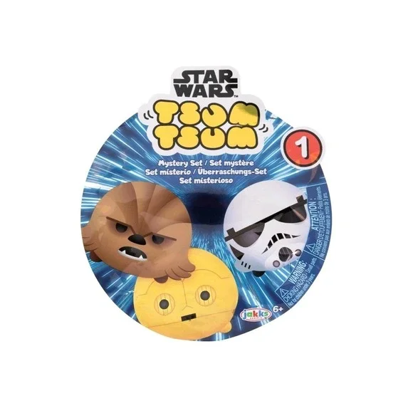 STAR WARS TSUM‎ TSUM SERIES 1 MYSTERY BLIND BAGS LOT OF 5 NEW SEALED