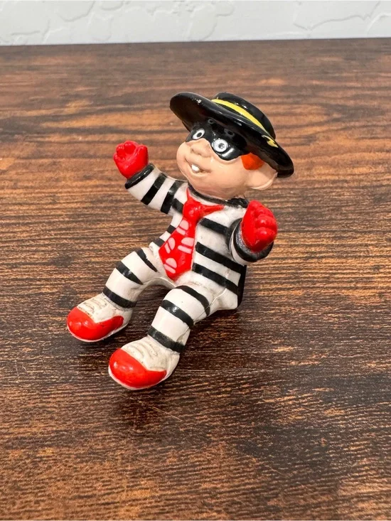 Vintage 1990 McDonalds Hamburglar Happy Meal Toy PVC Figure