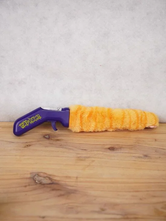 The Original Cat Paw Toy With Trigger & Sound Effects Orange Striped Tested