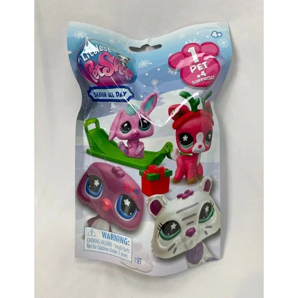 Littlest Pet Shop Sleigh All Day Holiday Christmas Mystery Figure