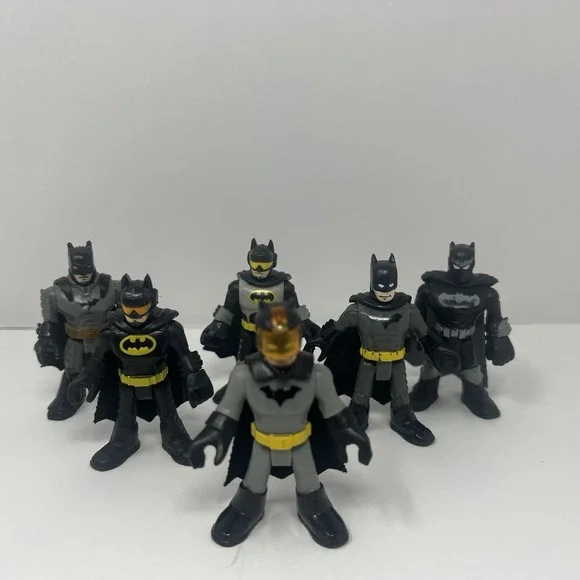 Imaginext Batman DC Justice League Lot 6 Mini Action Figures Super Hero Toys