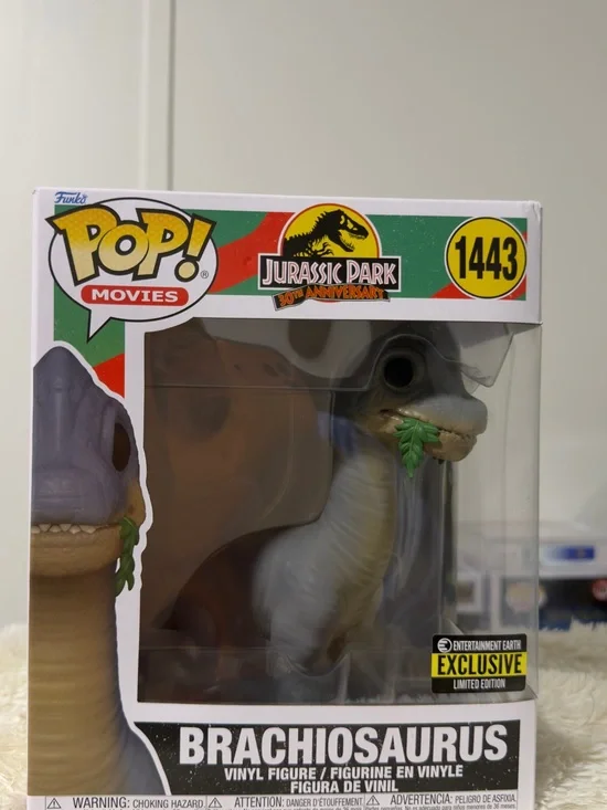 Funko Pop! Movies Jurassic Park Brachiosaurus Vinyl Figure - Gray, Brown, Green