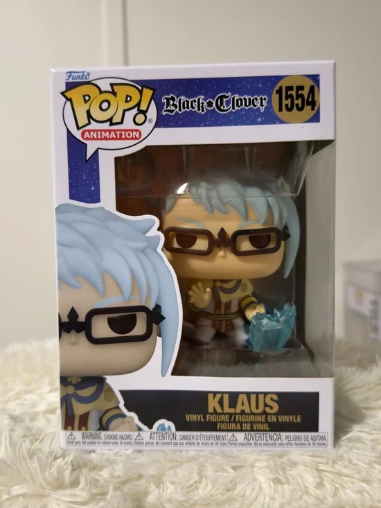 Funko Pop! Animation Black Clover Klaus - Light Blue, Brown, Gold
