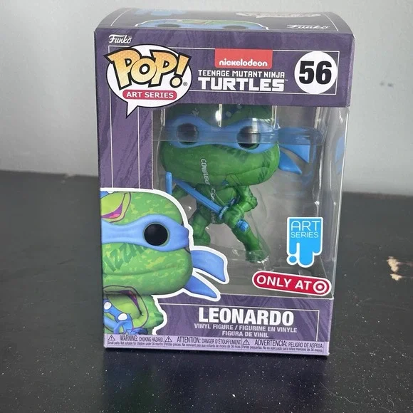 Funko Pop! Teenage Mutant Ninja Turtles #56 Leonardo Art Series Target Exclusive