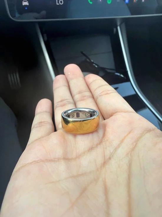 Oura Two-Tone Gold and Silver Smart Ring