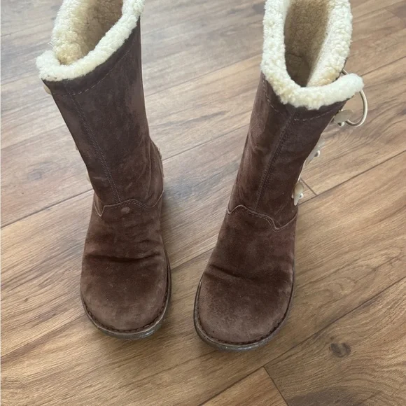 UGG Chestnut Suede Winter Boots