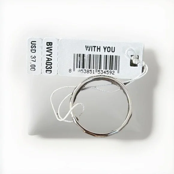 Brosway With You Stainless Steel Ring‎ EU 16 US 8 NWT