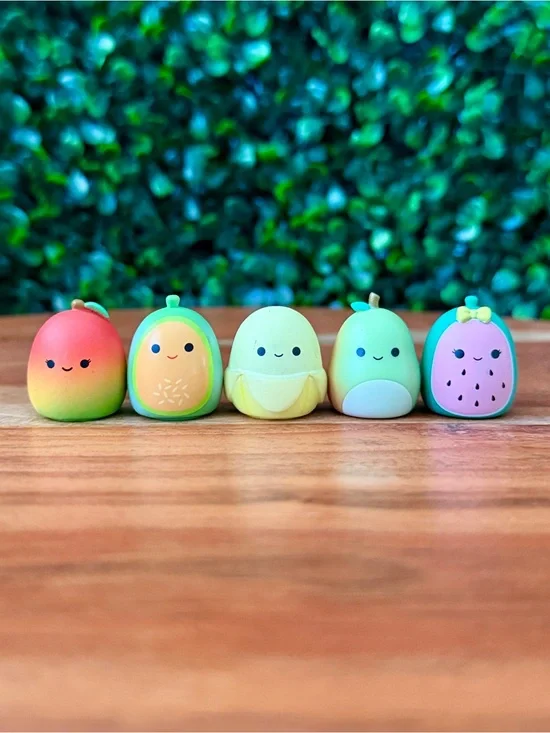 Squish-a-longs by Squishmallows Fruit Bundle