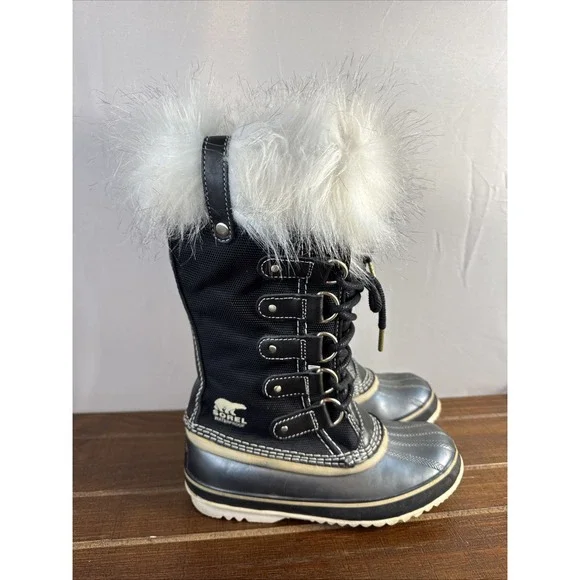 Sorel Joan of Arctic 10th Anniversary Boots Size 6 Waterproof Snow Winter Fur‎
