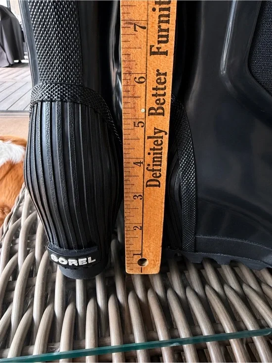 SOREL Joan Black Rain Ankle Boots NWOT US Size 5.5