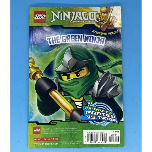 LEGO Ninjago Pirates vs. Ninja/The Green Ninja Flip Comic Book Scholastic 2013