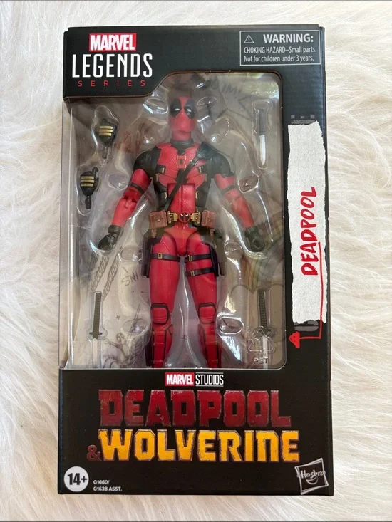 Marvel Legends Deadpool Red and Black Action Figure
