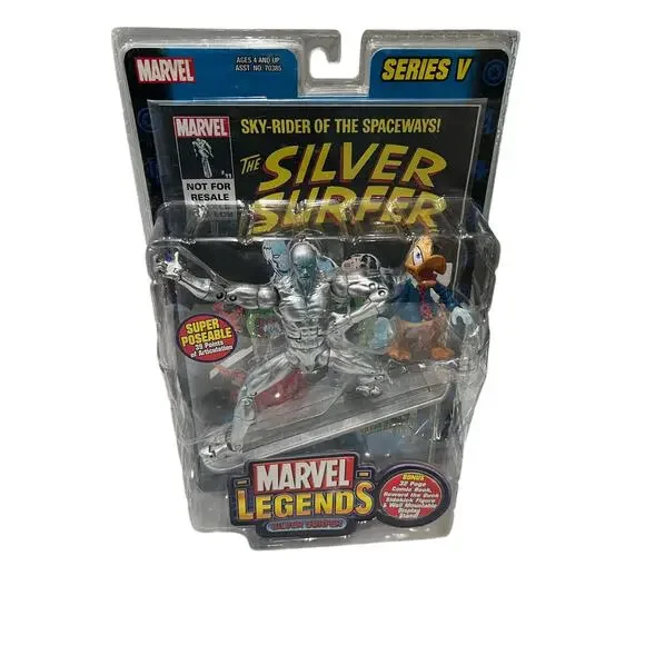 Marvel Legends Silver Surfer Series V Toy Biz Sealed Howard the Duck Variant 04
