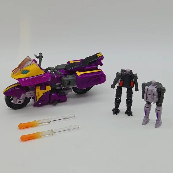 Transformers Armada Sideways Motorcycle W/ Crosswire Rook Mini-con Figures 2002