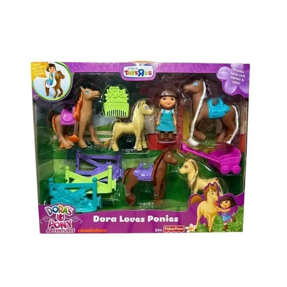 Fisher Price Dora the Explorer Dora Loves Ponies Pony Adventure Toys R Us NEW‎