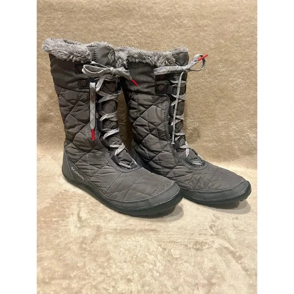 Columbia Womens 8.5 Women's Minx Mid II Omni-Heat Boot Insulated Waterproof Gray