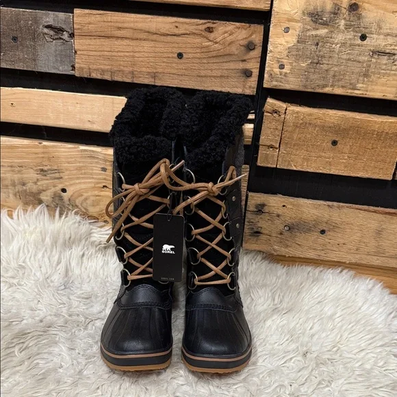 SOREL Women's Tofino Il Waterproof Insulated Winter‎ Boots, Black/Gum, 5.5 US