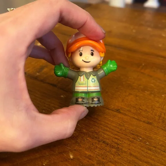 Fisher Price Little People Recycling worker as is