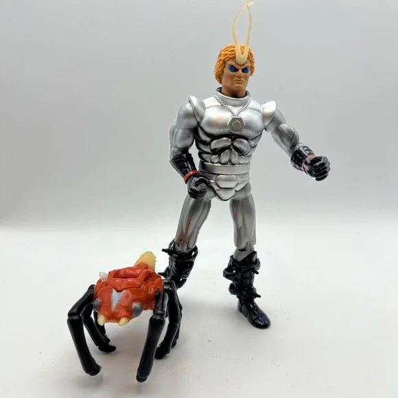 Vintage 1984 7 Towns SECTAURS Night Fighting Dargon & PARAFLY Action Figure 6.5