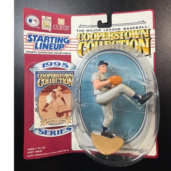 1995 Starting Lineup Cooperstown Collection Whitey Ford New York Yankees Kenner