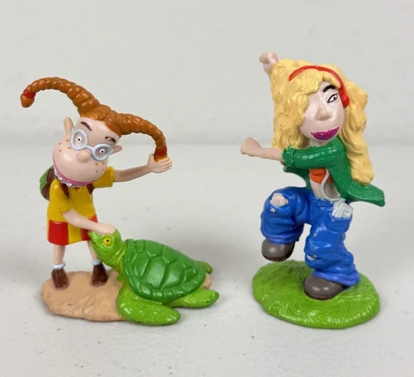 Wild Thornberrys Eliza Turtle & Debbie Vintage 1999 Viacom Figures Nickelodeon