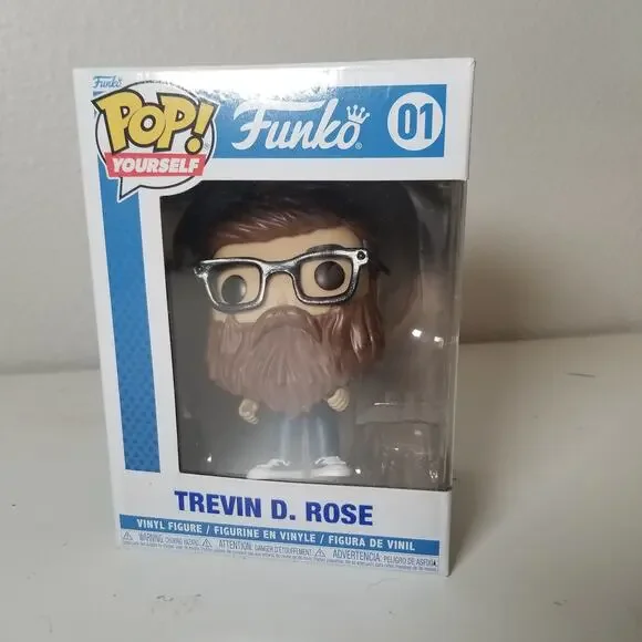 Funko Pop Customize Yourself Brown Beard Hipster Figure Trevin D Rose New‎