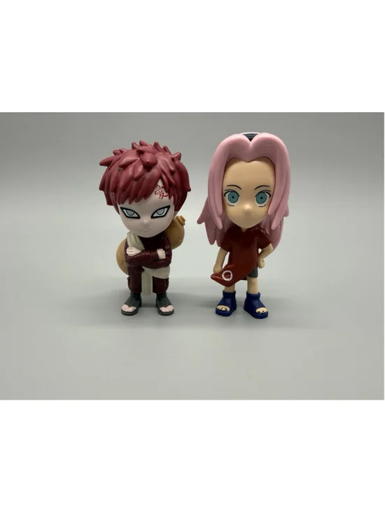 Naruto Shippuden Sakura Haruno & Gaara Burger King 4” Figures Lot Of 2