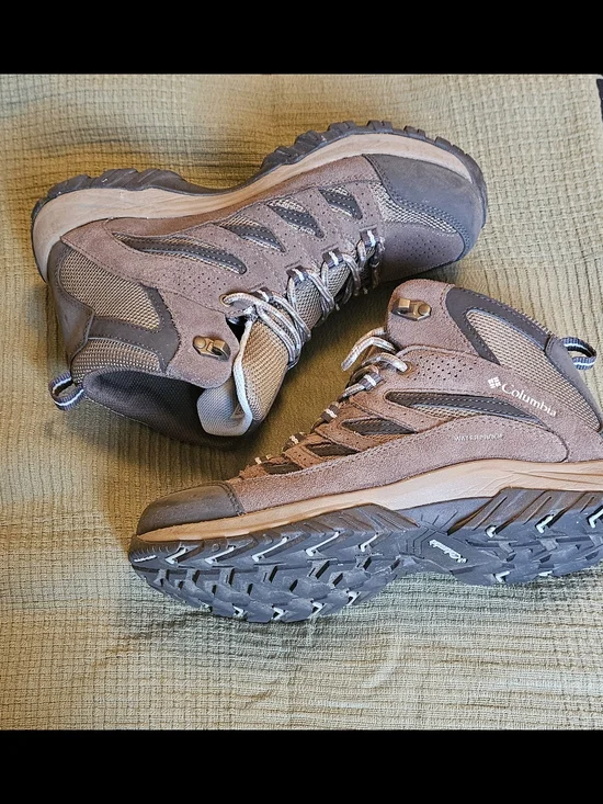 Columbia Brown and Tan Waterproof Hiking Boots