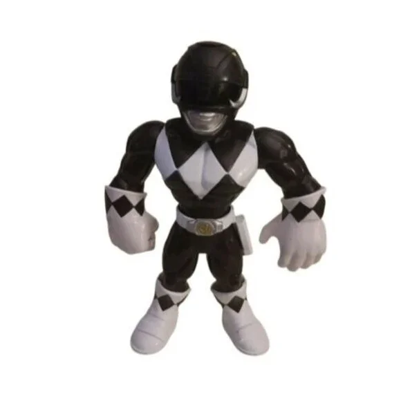 Power Rangers Playskool Heroes Mega Mighties Black Ranger 10-inch Figure