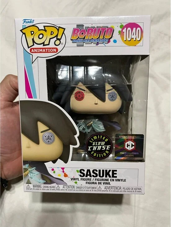 Sasuke #1040 - Boruto Chalice Collectibles Exclusive (GITD) CHASE Funko Pop!
